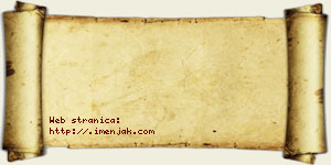 Kuzman Čenedić vizit kartica